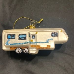 🎄Bronner’s  Glass Fifth Wheel Camper  Christmas/ Holiday Ornament